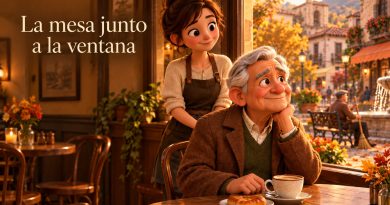 La mesa junto a la ventana
